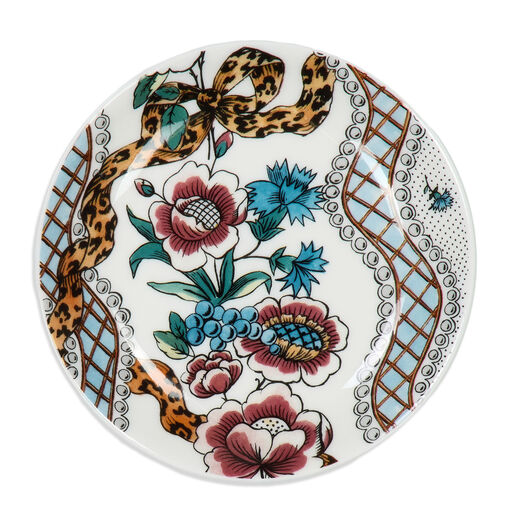 Ruban Bouquet et Perles trinket plate