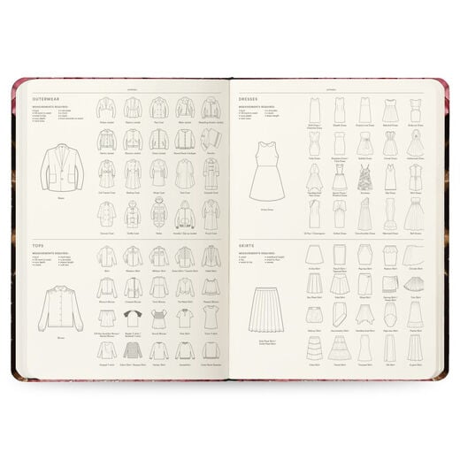 Schiaparelli: Fashion Becomes Art A4 fashionary sketchbook
